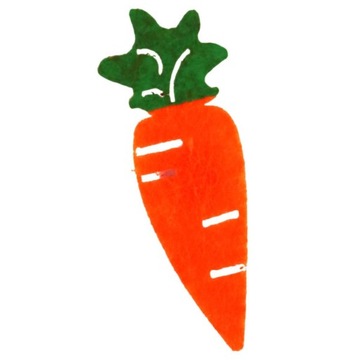 Самоклеящиеся украшения-морковки 17х45мм.