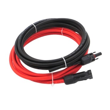 Para Czarny Czerwony Kabel przedłużający do panelu słonecznego Panel słon
