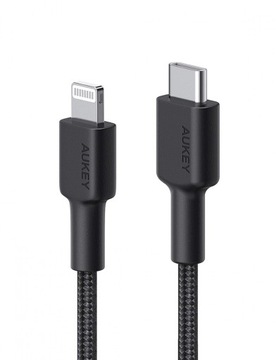 Aukey KABEL USB-C LIGHTNING DO IPHONE PD 20W 2M
