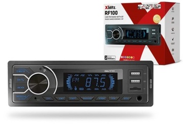 Radioodtwarzacz akcesoryjny Xblitz RF100 1-DIN