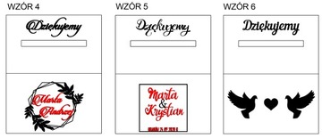 DREWNIANE PUDEŁKO SKRZYNKA NA KOPERTY ŚLUB WESELE