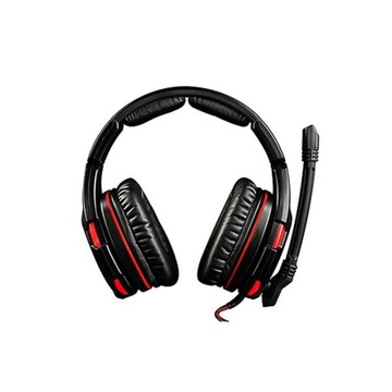 Słuchawki MODECOM VOLCANO GHOST S-MC-832-GHOST - kolor czerwony -