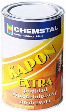 KAPON CHEMSTAL 1 LITR - BEZBARWNY PODKŁAD DO DREWNA