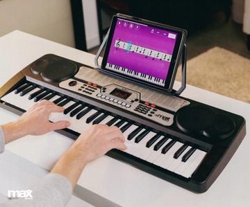 Клавиатура фортепиано MAX KB7 54 клавиши с батарейкой