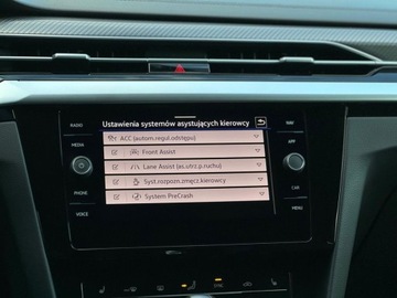 Volkswagen Arteon Fastback Facelifting 2.0 TSI 190KM 2021 Volkswagen Arteon R-Line 2.0 TSI 190 KM DSG DCC ACC LED Kamery 360 VAT Mar, zdjęcie 26