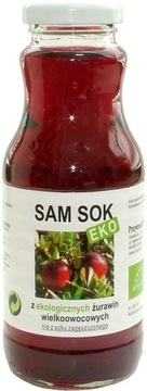 SAM SOK Z ŻURAWINY WIELKOOWOCOWEJ BIO VIANDS