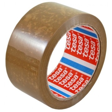 TAŚMA PAKOWA SOLVENT 48MM X 66M BRĄZOWA TESAPACK
