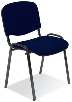 Krzesła do sali wykładowej ISO BL EF010 GRANATOWE