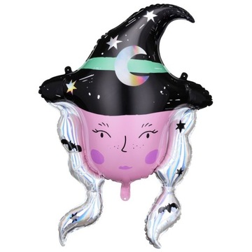Balon foliowy CZAROWNICA WIEDŹMA duży 101 cm na HEL dekoracja na Halloween