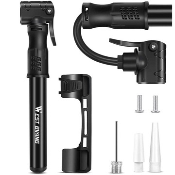 Алюминиевый велосипедный насос Alogy Mini Bike Pump 10