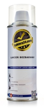 LAKIER BEZBARWNY WYSOKI POŁYSK 400 ML SAMOCHODOWY