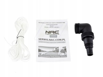 POMPA ZATAPIALNA DO BRUDNEJ WODY NAC SPE 100D-L MOC 1000 W 16 000 l/min