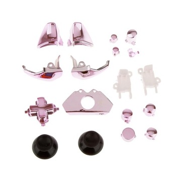 Set of 18 Replacement Controller Buttons Pink