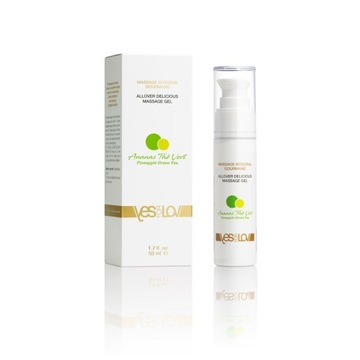 YES FOR LOV Allover Delicious Massage Gel el i olejek do masau 2w1 Anana P1