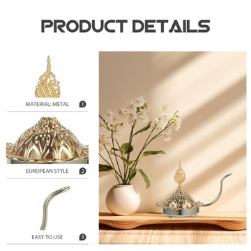 СТИЛЬНЫЙ РОСКОШНЫЙ АРАБСКИЙ НАСТОЛЬНЫЙ ПОДСВЕЧНИК