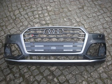 CHROM SPOILER GRILL ZDERZAK PRZEDNI AUDI Q5 SQ5 80A 17-