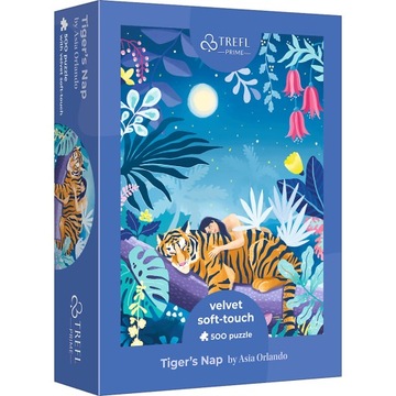 Puzzle Velvet 500 el - Tiger's Nap 37424