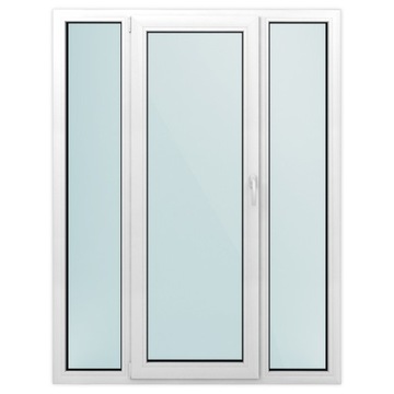 Okno Balkonowe PCV 1700x2200 kolor biały z Uchyłem