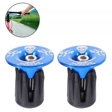 ZAŚLEPKI DO ROWERU SZOSOWEGO SUWAKI KIEROWNICY CZAPKI ROWEROWE GÓRSKIE