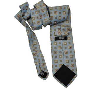 krawat HUGO BOSS vintage JEDWAB