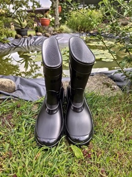 КОРОТКИЕ РЕЗЕЛЬНЫЕ БОТИНКИ ЖЕНСКИЕ ЧЕРНЫЕ ПОЛЬСКИЕ DEMAR 37