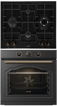 Набор Gorenje RETRO BOS67371CLB + GW65CLB матовый