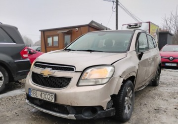 Chevrolet Orlando 1.8 141KM 2012 Chevrolet Orlando 2012r, 1.8 LPG. 7 osob. Uszkodzony lewy bok. Jezdzi., zdjęcie 1