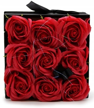 FLOWER BOX - CZERWONE RÓŻE PREZENT DLA NIEJ KOBIET