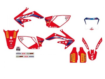 KOMPLET NAKLEJEK (OKLEIN) HONDA CRF 250R 04-09, CRF 250X 04-21