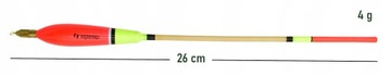 ПОПЛАВОК WAGGLER С РЕГУЛИРУЕМЫМ ВЕСОМ 26 см 4 г