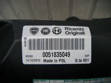 FIAT PANDA II 03-12 PODBĚH PRAVÝ ZADNÍ 51835049