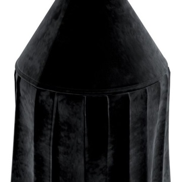 Желтый балдахин Типи над кроватью, насыщенный черный