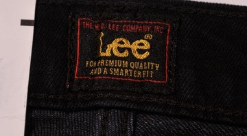 LEE spodnie REGULAR black SKINNY jeans LUKE _ W28 L32