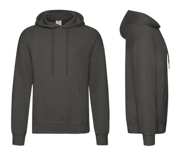 FRUIT OF THE LOOM BLUZA z KAPTUREM Hooded Graf M