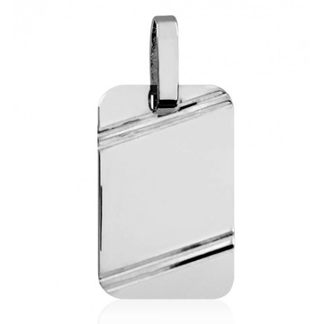 СЕРЕБРЯНЫЙ ЖЕТОН PR 925 ТАБЛИЧКА + ГРАВИРОВКА