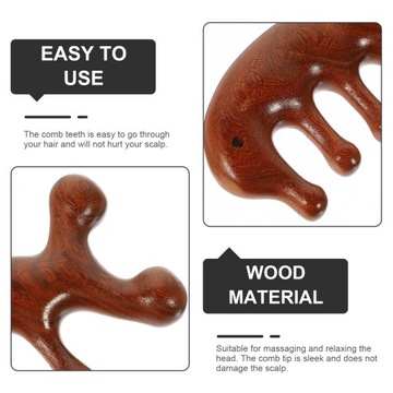 Массаж шеи массажной расческой с кровообращением 2