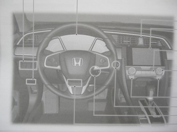 Honda Civic X 2016-2021 польская инструкция по эксплуатации Honda Civic 2017 хэтчбек