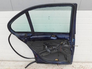 BMW E39 523I M52 97R DVEŘE LEVÉ ZADNÍ MONTREALBLAU-METALLIC 297/5