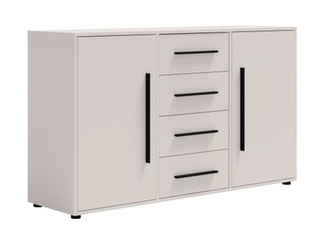 Zestaw mebli szafa biurko komoda meble młodzieżowe MERICA beżowy kaszmir