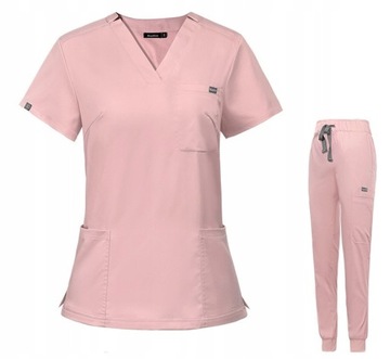 KOMPLET MEDYCZNY KOSZULKA SPODNIE UNIFORM DAMSKI