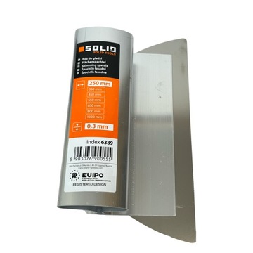 NÓŻ DO GŁADZI PIÓRO SZPACHLA NIERDZEWNA 25CM SOLID