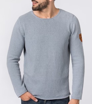 Sweter męski Stockerpoint niebieski XL
