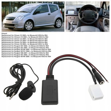 АДАПТЕР BLUETOOTH С МИКРОФОНОМ PEUGEOT RADIO RD4