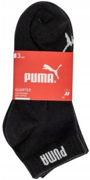 НОСКИ PUMA, ЧЕРНЫЕ, 3 ПАКЕТА, 43–46