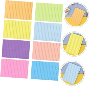 8 каталожных карточек, липкие заметки, принадлежности для липких тетрадей