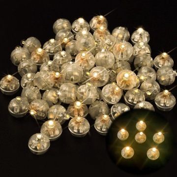 YeahBoom 120 sztuk lampek LED do balonów,dekoracji