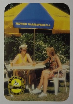 KALENDARZYK LISTKOWY PIWO BROWAR WARSZAWA