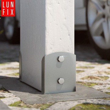 Podstawa słupa przykręcana 140x140x150 mm kotwa wspornik PSPW 1szt.