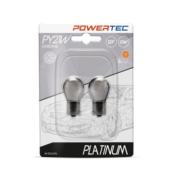 M-TECH ŻARÓWKI PY21W CHROME POMARAŃCZOWE 2SZT