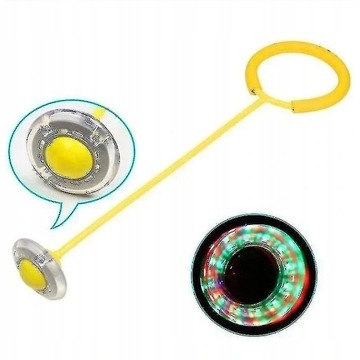 Glowing Bouncing One Foot Flashing Skip Ball, Jump